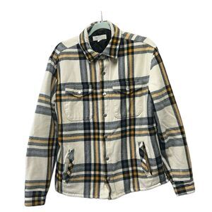 Aeropostale Insulated Flannel Snap Front Jacket Button Up Plaid Small
